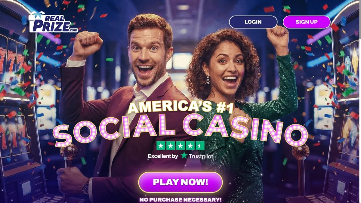 Real Prize social casino, our pick for promo value and daily players